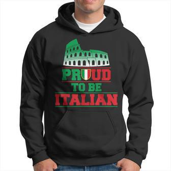 Proud To Be Italian - Italia Design - Italy Flag Hoodie | Mazezy
