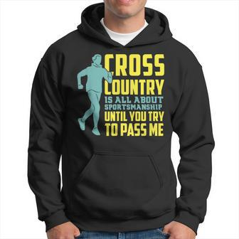 Provoking Cross Country Running Motivational Pun Hoodie | Mazezy
