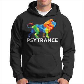Psytrance Lion Psychedelic Music Rave Edm Hoodie | Mazezy