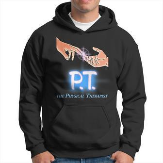 Pt The Physical Therapist Therapist Funny Gifts Hoodie | Mazezy