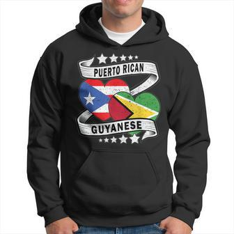 Puerto Rico And Guyana Puerto Rican And Guyanese Flag Hoodie | Mazezy