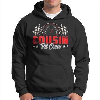 Race Car Birthday Party Racing Family Cousin Pit Crew Family Hoodie - Thegiftio UK