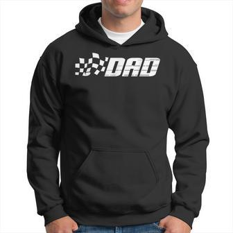 Racing Birthday Party Matching Family Race Car Pit Crew Dad Hoodie - Seseable