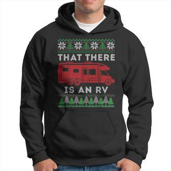 That There Is An Rv Ugly Christmas Camping Holiday Hoodie - Thegiftio UK