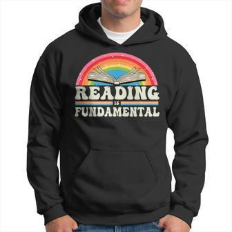 Reading Is Fundamental Geeky Bookworm Poetry Literature Reading Funny Designs Funny Gifts Hoodie | Mazezy