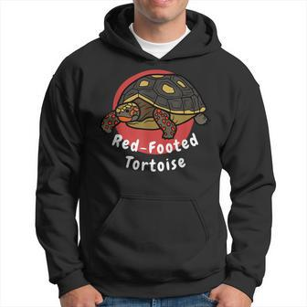 Red-Footed Tortoise Pet Tortoise Hoodie | Mazezy