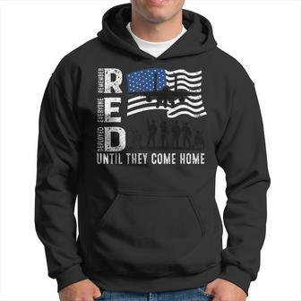 Red Friday Remember Everyone Deployed Until Come Hoodie - Thegiftio UK