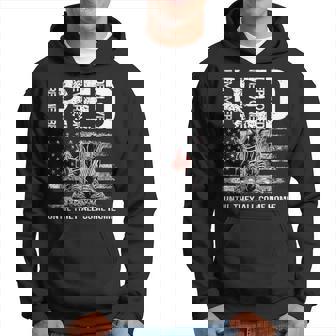 Red Fridays Remember Everyone Deployed Vintage American Flag Hoodie - Thegiftio