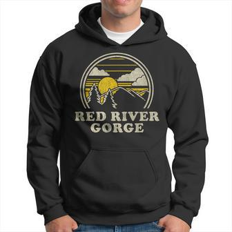 Red River Gorge Kentucky Ky T Vintage Hiking Mountains Hoodie | Mazezy