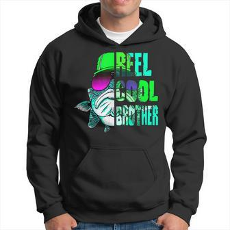 Reel Cool Brother Fishing For Dad Grandpa Fathers Day Gift For Mens Hoodie | Mazezy