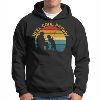 Reel Cool Papaw Fishing Dad Fathers Day Gift For Fisherman Hoodie | Mazezy