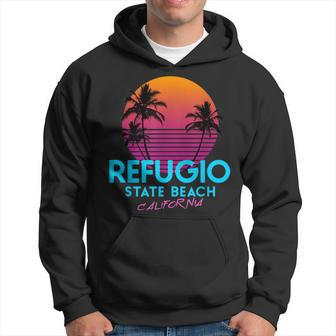 Refugio State Beach California Retro Wave 80S Hoodie | Mazezy