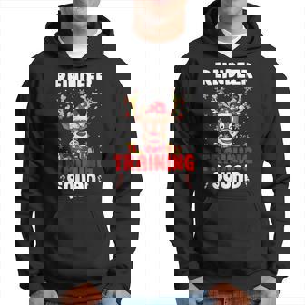 Reindeer Training Squad Xmas Santa Reindeer Matching Family Hoodie | Mazezy