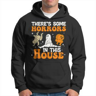 There's Some Horrors In This Halloween House Humor Hoodie - Thegiftio UK