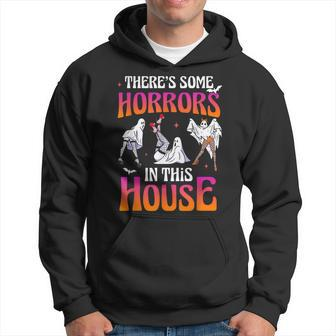 Theres Some Horrors In This House Ghost Pumpkin Halloween Hoodie | Mazezy