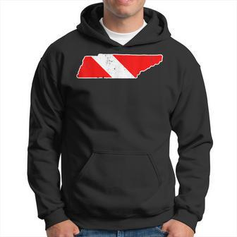 Rescue Diver Tennessee Diver Down Flag Hoodie | Mazezy