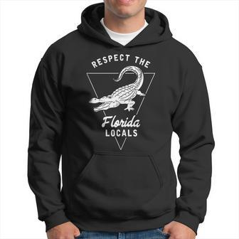 Respect The Florida Locals Alligator Gator Hoodie | Mazezy