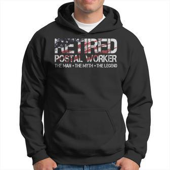 Retired Postal Worker The Man The Myth The Legend - Retired Postal Worker The Man The Myth The Legend Hoodie - Monsterry CA