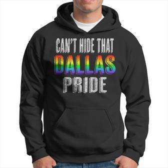Retro 70S 80S Style Cant Hide That Dallas Gay Pride Hoodie | Mazezy DE