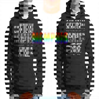 Retro 70S 80S Style Cant Hide That Memphis Gay Pride Hoodie | Mazezy