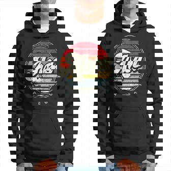 Retro Alsea Home State Cool 70S Style Sunset Hoodie | Mazezy