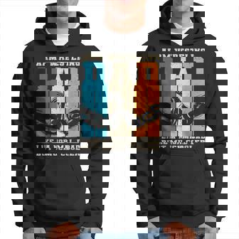 Retro Arm Wrestling Dad Normal Dad But Cooler Armwrestling Hoodie - Thegiftio UK