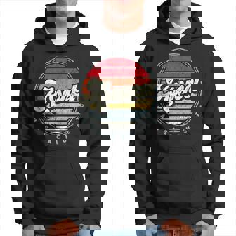 Retro Assonet Home State Cool 70S Style Sunset Hoodie | Mazezy