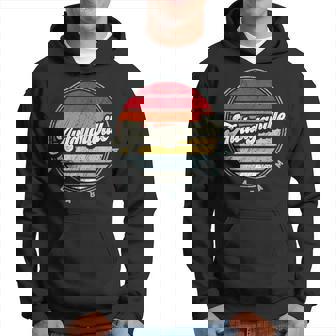 Retro Autaugaville Home State Cool 70S Style Sunset Hoodie | Mazezy