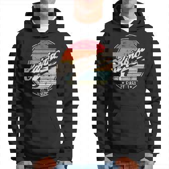 Retro California Home State Ca Cool 70S Style Sunset Hoodie | Mazezy