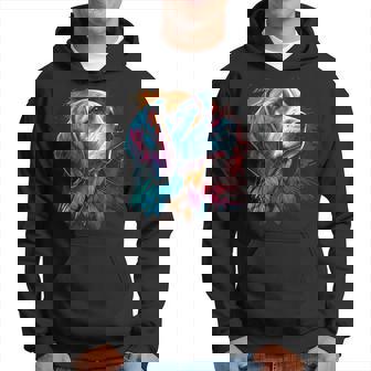 Retro Drawing Beagle Harrier Dog Hoodie | Mazezy