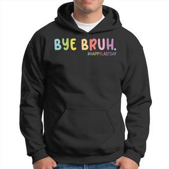 Retro End Of School Year Happy Last Day Summer Bruh We Out Hoodie | Mazezy