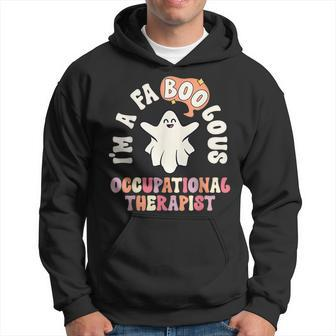 Retro Halloween Occupational Therapist Vintage Therapy Ot Therapist Funny Gifts Hoodie | Mazezy
