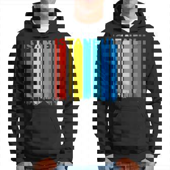 Retro Istanbul Turkey Cityscape Downtown Skyline Hoodie | Mazezy