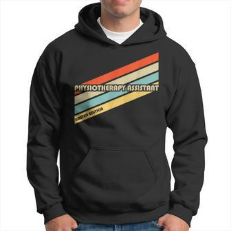 Retro Physiotherapy Assistant Limited Edition Job Title Hoodie | Mazezy