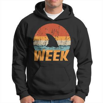 Retro Shark Lover Ocean Gifts For Shark Lovers Funny Gifts Hoodie | Mazezy