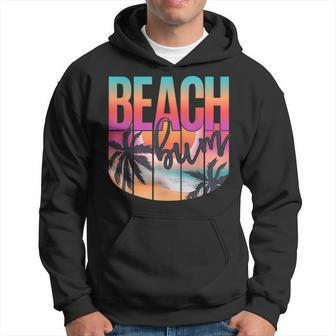 Retro Vintage Beach Bum Beach Lover Summer Vacation Vacation Funny Gifts Hoodie | Mazezy