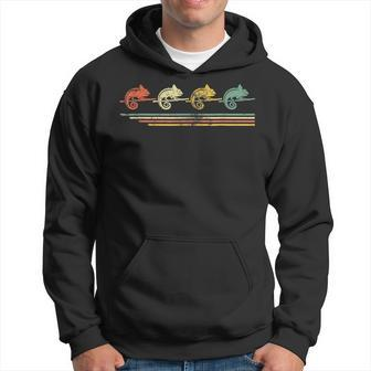 Retro Vintage Chameleon Lover Animal Father Day Hoodie | Mazezy