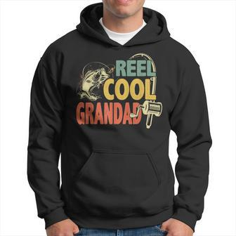 Retro Vintage Reel Cool Grandad Fathers Day For Dad Papa Hoodie | Mazezy