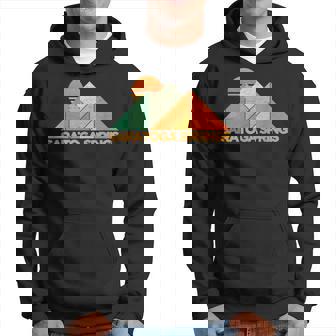 Retro Vintage Saratoga Springs -Distressed Hoodie | Mazezy