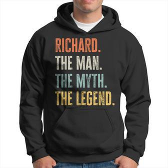 Richard The Best Man Myth Legend Funny Best Name Richard Hoodie | Mazezy