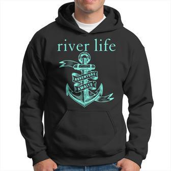 River Boat Life Anchor Cute Southern Mint Camping Attitude Hoodie | Mazezy