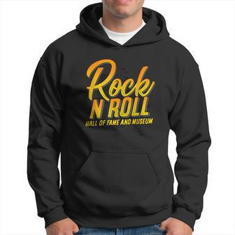 'Rock And Roll Hall Of Fame' Cool Rock N Roll Rocker Hoodie | Mazezy
