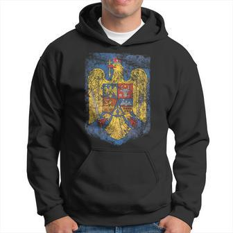 Romanian Pride Coat - Of Arms Of Romania Heritage Celtic Hoodie | Mazezy