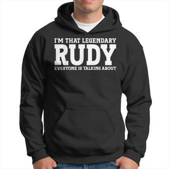 Rudy Personal Name Funny Rudy Hoodie | Mazezy