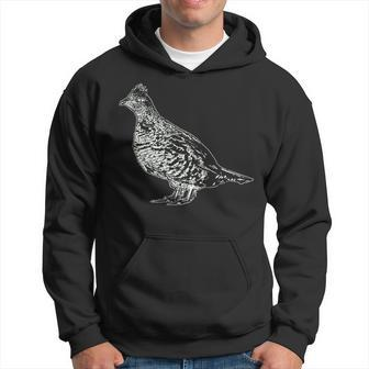 Ruffed Grouse Ornithology Birding Bird Lover Hoodie | Mazezy AU