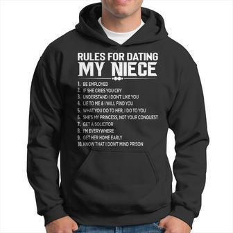 Rules Dating My Niece Overprotective Uncle Protective Hoodie | Mazezy