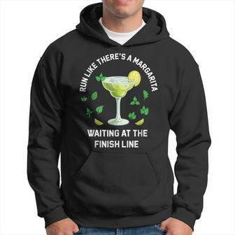 Run Like There's A Margarita Waiting At The Finish Line Hoodie - Seseable