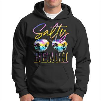 Salty Vibes Beach Vacation Summer Good Vibes Vacation Funny Gifts Hoodie | Mazezy