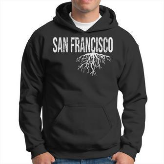 San Francisco California Usa Roots Distressed Design Hoodie | Mazezy