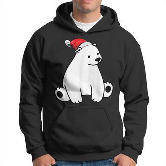 Santa Polar Bear Christmas Pajama Xmas Hoodie - Thegiftio UK